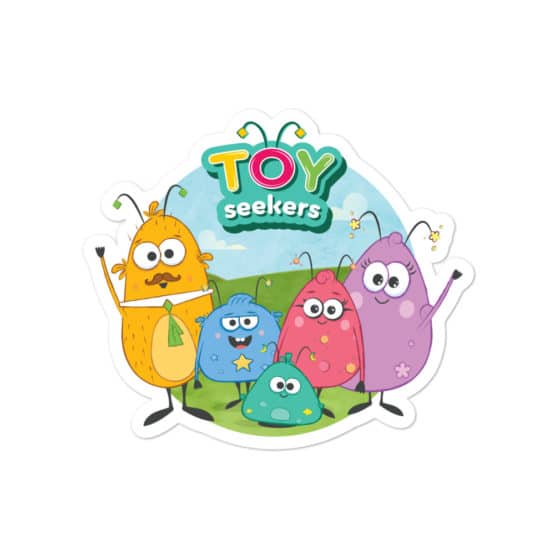 ToySeekers Bubble-free stickers 4X4
