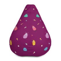 ToySeekers Bean Bag Chair Cover Purple